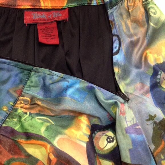 Hot Topic Book Of Life Skater Mini Skirt Size Medium - Picture 7 of 8